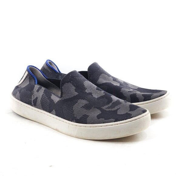 ROTHY'S The Original Slip On Sneaker Loafer Grey Camo - Picture 1 of 9